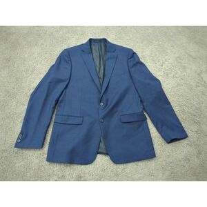 Calvin Klein Coat Mens‎ 44L Two Button Front Pockets 100% Wool Blazer